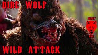 Wild Attack Scene – Horror Hybrid Creature – Werewolf Movie – Dire Wolf