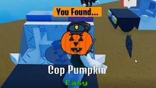 Find the Pumpkins - Where to Find the Cop Pumpkin (Roblox)