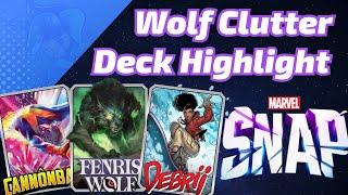 Fenris Wolf Cannonball Clutter | Marvel SNAP Deck Highlight