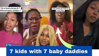 Woman With SEVEN kids With Different BabyDaddies Got People SHOCKED