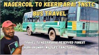 Nagercoil To Keeriparai TNSTC Bus Travel | Travel To Keeriparai Reserved Forest