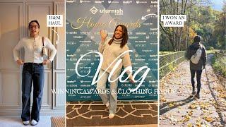 A VERY CHATTY VLOG | H&M HAUL & I WON AN AWARD