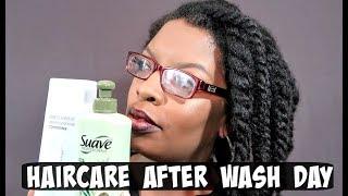 HOW I MOISTURE AND STRETCH MY HAIR AFTER WASH DAY (THICK 4 TYPE HAIR)