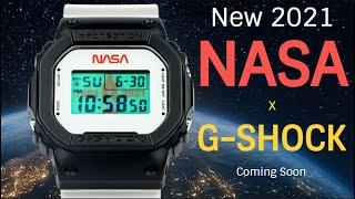 New 2021 Limited Edition G-Shock x Nasa 40th Anniversary of the 102 STS-1 Mission - DW5600 Square G