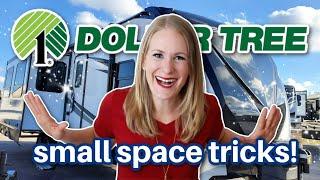 14 *BEST* DOLLAR TREE FINDS to organize a small kitchen!  (RV declutter and makeover in action!)