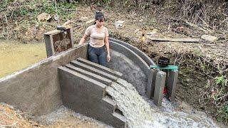 Building A Mini Hydroelectric Plant With Many Unique Discharge Gates - 220V Turbine