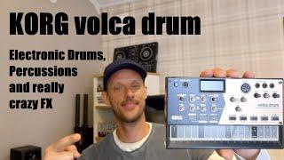 Deep Dive into Korg Volca Drum (unique electronic drum sounds)