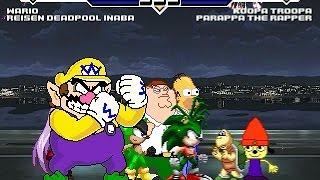 Team Wario vs Team Koopa Troopa 4v4 Patch MUGEN 1.0 Battle!!!