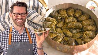 How to Make Dolmades | Stuffed Grape Leaves