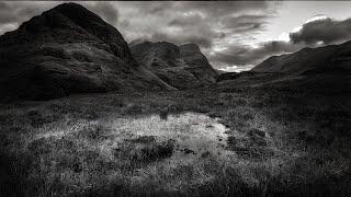 Landscape photography in a moody Glencoe