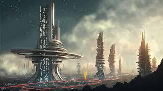 Futuristic Cyber City Ambient from Alien Planet. Sci-Fi Ambiance for Sleep, Study, Relaxation