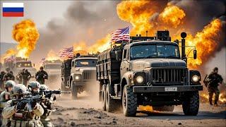 Breaking news! Russian forces destroy US military convoy carrying thousands of ammunition in Ukraine