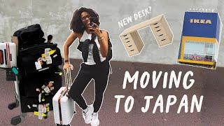 MOVING TO JAPAN ️ Travel, Ikea, grocery store, and getting organized!