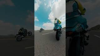 GSX-R600 vs MT-09SP WHEELIE 