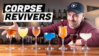 Making (almost) ALL of the CORPSE REVIVER cocktails!