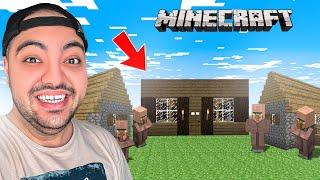 Minecraft #1 || روز اول تو دنیای ماینکرفت دوتا ویلیج کنار خونم پیدا کردم !! 