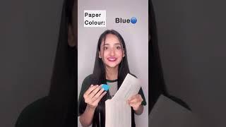 Every kid gets different colour paper on their hand #funnyshorts #ytshorts #shorts