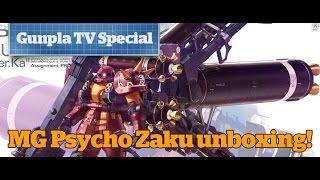 MG Psycho Zaku Ver. Ka Unboxing! | Gunpla TV Special