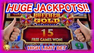 ️Wow! HUGE JACKPOTS in Many HIGH BETS! at Buffalo Revolution Slot