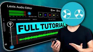 Lexis Audio Editor Full Tutorial Urdu/Hindi 2024 | How To Edit Voice | Audio Editing For Beginners