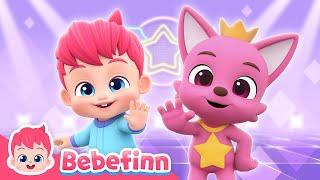 Freeze! Bebefinn Dances Along Pinkfong and Hogi | EP113 | Wonderstar Freeze Dance | Songs for Kids