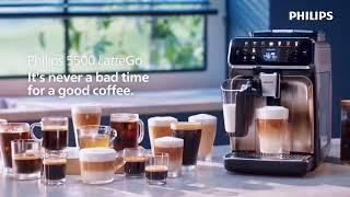 Discover all the coffees and the fastest to clean milk system in the new Philips LatteGo.