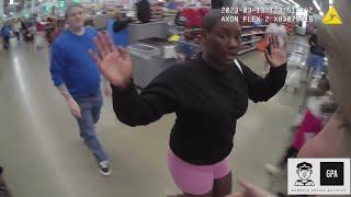 Walmart Shoplifter Goes Nuts When Caught in Clarke County, Georgia!