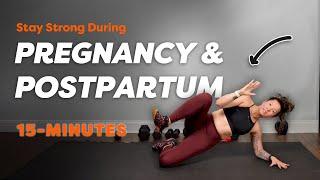 15-Minute Core Strengthening Workout for Pregnancy and Postpartum | MamasteFit