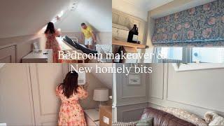 Bedroom makeover & New Homely bits | unboxing my new Emma sleep mattress 