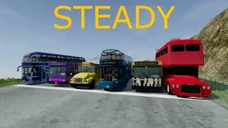 Bus Race BeamNG.drive Amazing crash before the finish line #5