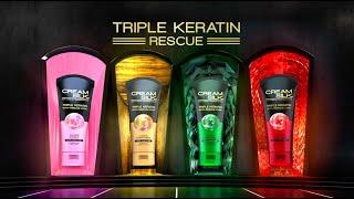 Enter the Keraverse from Cream Silk Triple Keratin Rescue