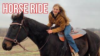 A Magical Holiday Horse Ride | Small Farm Christmas series