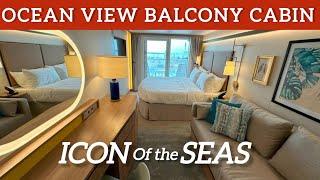 ICON OF THE SEAS, OCEAN VIEW BALCONY CABIN FEATURES & FACILITIES!