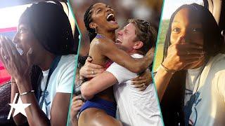 Tara Davis-Woodhall LOSES IT Over Husband’s Welcome Home Surprise After Olympics