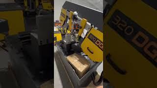 Double mitering bandsaw BEKAMAK BMSY 320 DGH #bandsaw #metalbandsaw #metalcuttingbandsaw