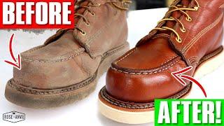 [ASMR] Everyone Does It Wrong! - How to Clean Red Wings, Thorogood, Thursday Boots