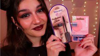 ASMR Beauty Haul  Whispers, Show & Tell, Tapping, Spanish Words