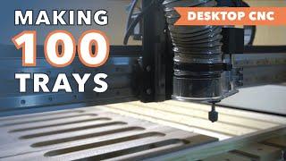 Extreme Efficiency With A Desktop CNC Router // Andy Bird Builds