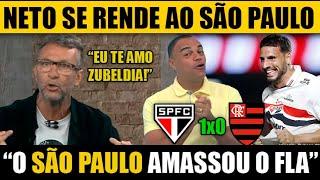 NETO vai a loucura com SÃO PAULO de ZUBELDIA após amassar o FLAMENGO