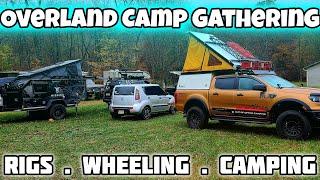 Overland Camp Gathering PA (4K) | Rigs | Wheeling | Truck Camping | 10/2023