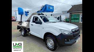 2023 23 Reg Isuzu D-Max Pickup MEWP Cherry Picker 13.1m Working Height - Walk Around