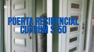 Arma tu puerta residencial: Cuprum Eurovent S50 2 Armado y colocación de herrajes al detalle