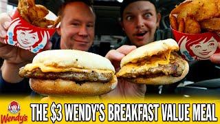 Is This The BEST VALUE In All Of Fast Food? | Wendy's $3 Breakfast Value Meal!