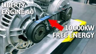 I Turn a CAR ALTERNATOR into an INFINITE ENERGY GENERATOR