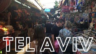 Tel Aviv - Shuk HaCarmel - Walking In Carmel Market - Israel