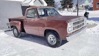 I bought a 1979 Dodge step-side pickup and going to drive it 2000 miles home.