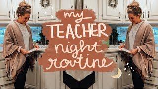 My Evening Routine as a Teacher! | FALL 2020