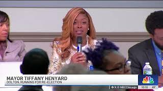 Dolton residents GRILL Mayor Henyard at HEATED village board meeting