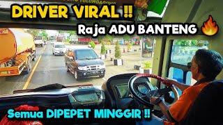 "SUPIR VIRAL  MENTAL NEKAT RAJA ADU BANTENG !!" | Trip Aksi Bus Jawatimuran Pak MURNI Style