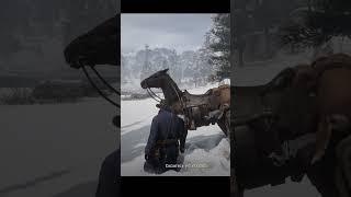 Ужас! Огромный медведь напал на человека и разорвал его на части! red dead redemption 2 #медведь